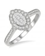 Oval Shape Shine Bright Diamond Ring