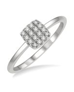 Stackable Petite Diamond Fashion Ring