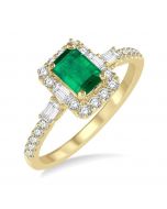 Gemstone & Diamond Ring