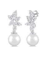 Pearl & Shine Bright Diamond Fashion Earrings