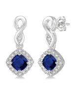 Gemstone & Diamond Earrings