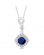 Gemstone & Diamond Pendant