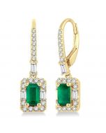 Gemstone & Diamond Earrings