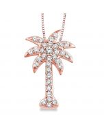 Palm Tree Diamond Fashion Pendant