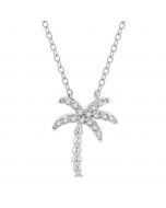 Palm Tree Petite Diamond Fashion Pendant