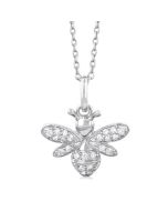 Bumble Bee Petite Diamond Fashion Pendant