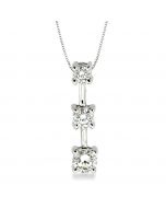 Past Present & Future Diamond Pendant