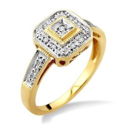 Light Weight Diamond Ring