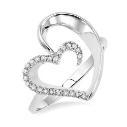 HEART DIAMOND RING