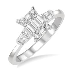 Fusion Diamond Engagement Ring