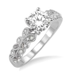 Semi-Mount Diamond Engagement Ring