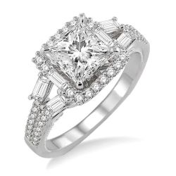 Semi-Mount Diamond Engagement Ring