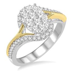 Oval Shape Shine Bright Diamond Ring