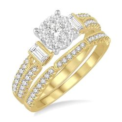 Shine Bright Bridal Diamond Wedding Set