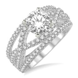 Semi-Mount Diamond Engagement Ring