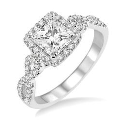 Semi-Mount Diamond Engagement Ring