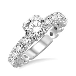 Semi-Mount Diamond Engagement Ring