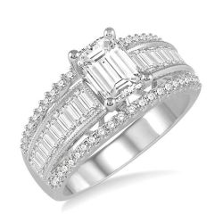 Semi-Mount Diamond Engagement Ring