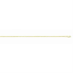 18" 14k Yellow Gold Rope 2.0mm Chain