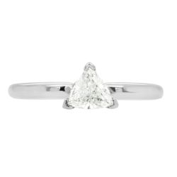 Pear-Cut Diamond Solitaire Ring