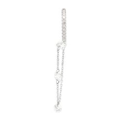 Graceful Cascade Diamond Drop Earrings - 1 CTW