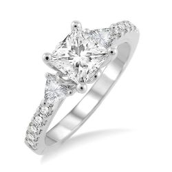 SEMI-MOUNT DIAMOND RING