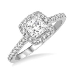 Semi-Mount Diamond Engagement Ring