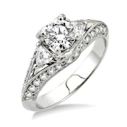 Semi-Mount Diamond Engagement Ring