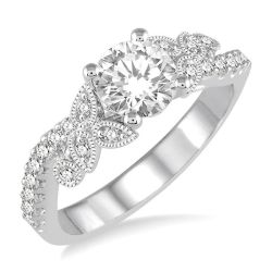 Semi-Mount Diamond Engagement Ring