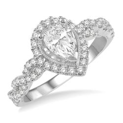 Pear Shape Diamond Engagement Ring