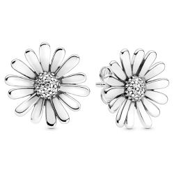 Daisy Flower Statement Stud Earrings