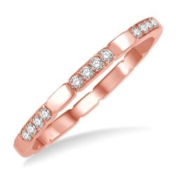 Stackable Diamond Wedding Band