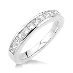 CHANNEL SET DIAMOND WEDDING BAND