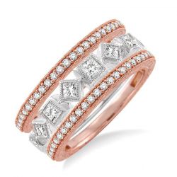 STACKABLE DIAMOND RING SET