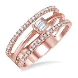 Diamond Fashion Open Ring