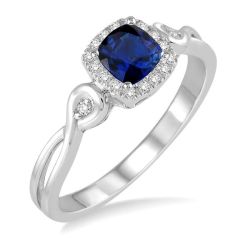 Gemstone & Diamond Ring