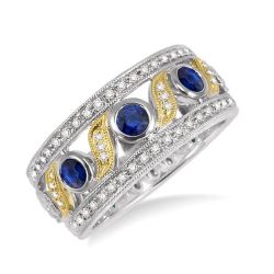 Gemstone & Diamond Fashion Ring