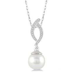 Pearl & Diamond Pendant