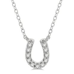 Horseshoe Petite Diamond Fashion Pendant