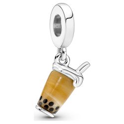 Bubble Tea Dangle Charm Murano