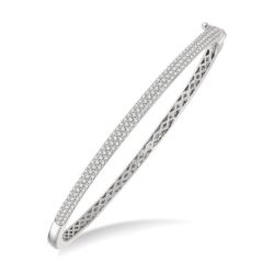 Pave-Set Diamond Fashion Bangle