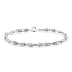 Silver Diamond Bracelet