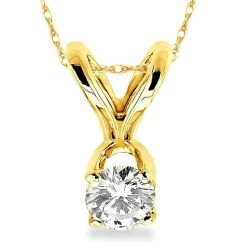 Solitaire Diamond Pendant