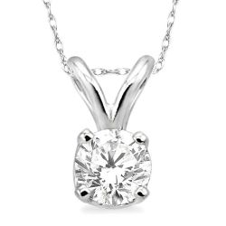 Solitaire Diamond Pendant