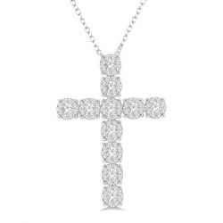 Shine Bright Cross Diamond Pendant
