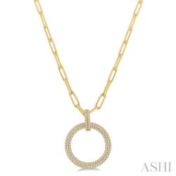 Diamond Circle Pendant