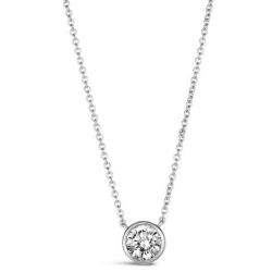 Bezel Round Crystalline Pendant