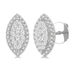 Marquise Shape Shine Bright Diamond Earrings