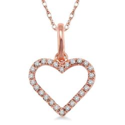 Heart Shape Diamond Pendant