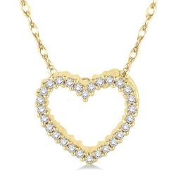 Heart Shape Diamond Pendant